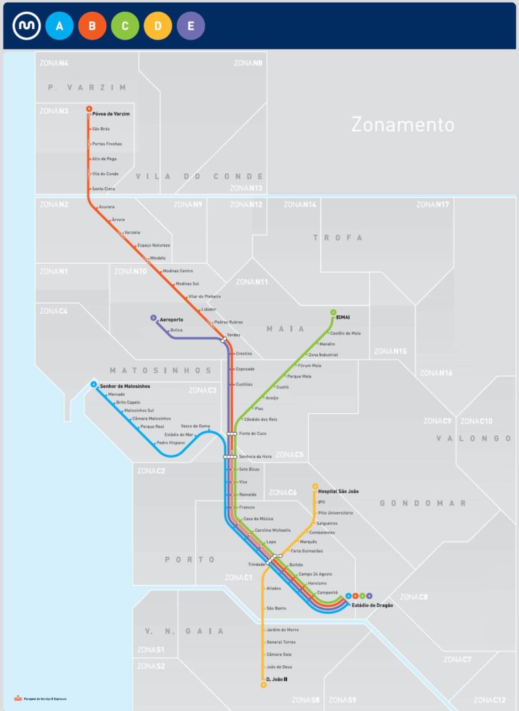 porto public transport map