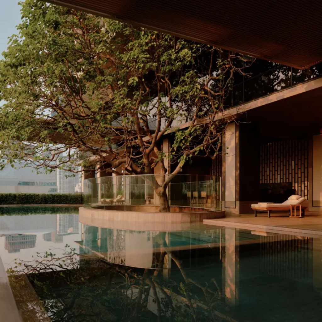 Two-floor wellness centre at Aman Nai Lert Bangkok - ultra-luxury urban retreat