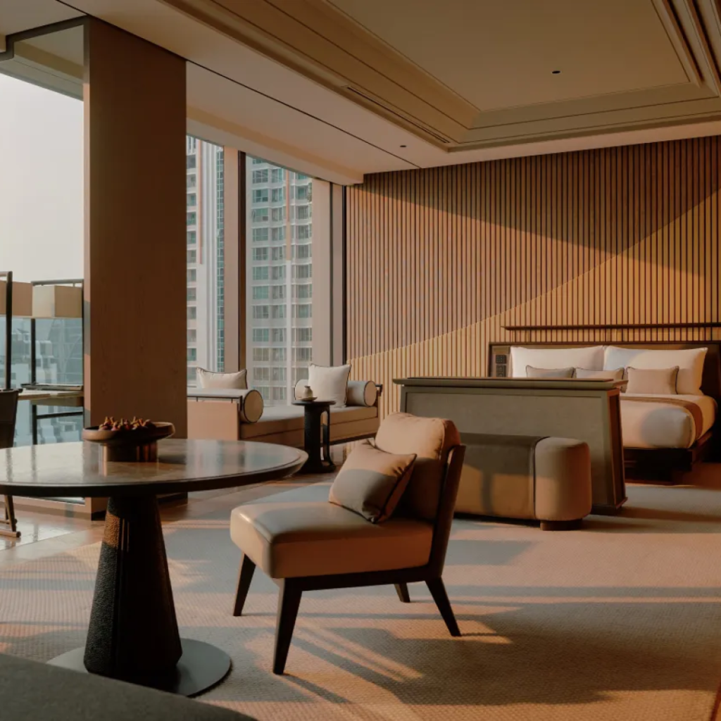 Aman Nai Lert Bangkok suite interior - 52-suite luxury hotel in Embassy district