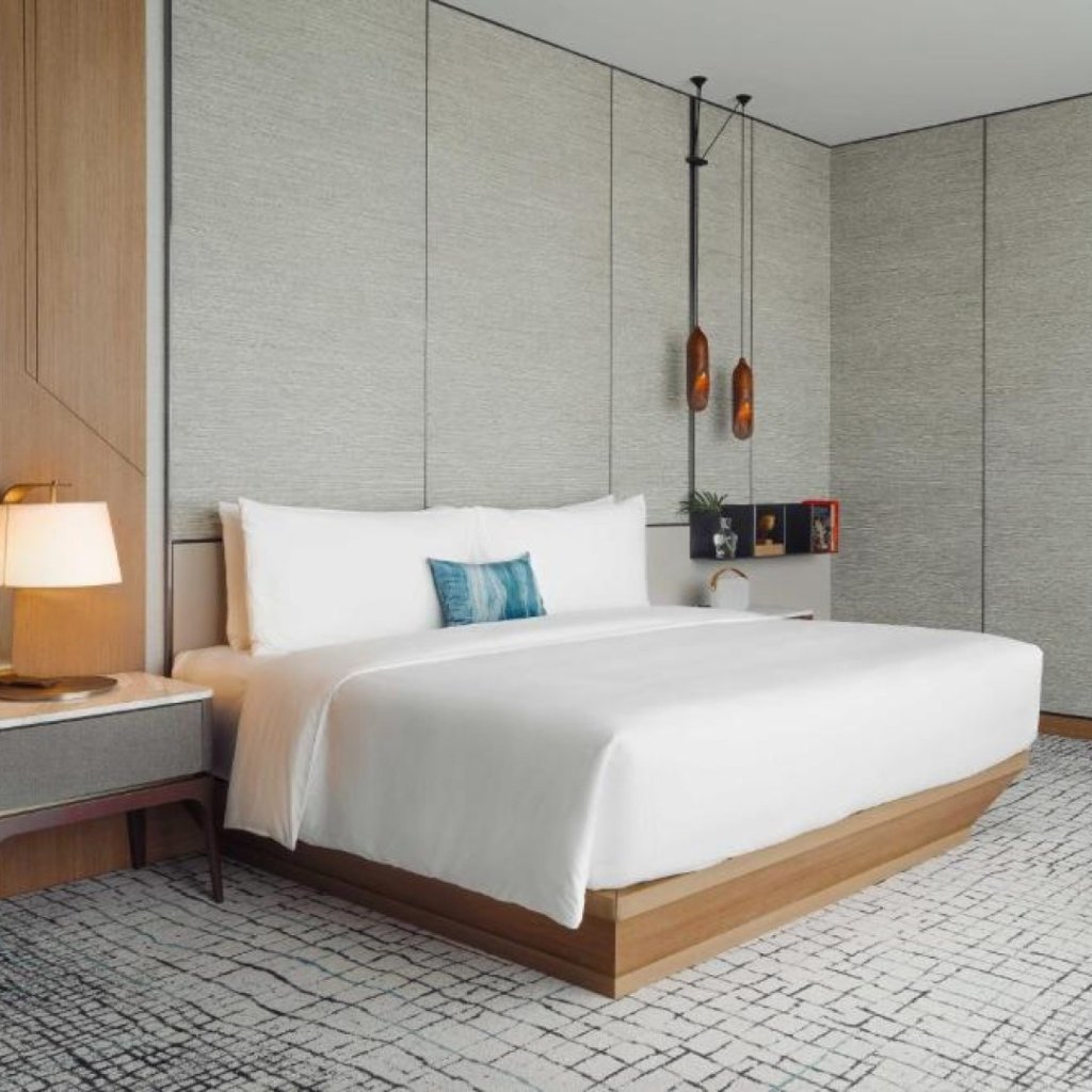 Kimpton Maa-Lai Bangkok interior bedroom - best-value luxury hotel for solo travellers