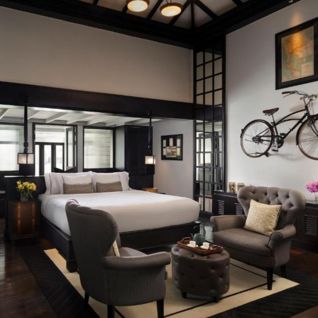 The Siam Interior bedroom - 28-suite luxury hotel in Dusit