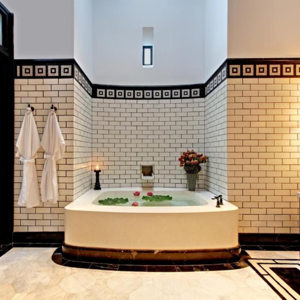 The Siam Interior bathroom - 28-suite luxury hotel in Dusit